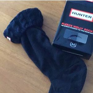 Hunter boot fleece socks
